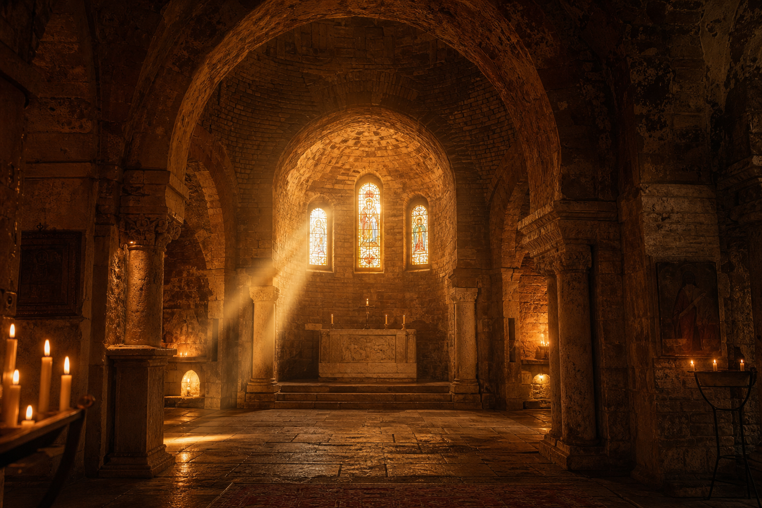 Aydın Medyumları katedral ve spiritüel atmosfer